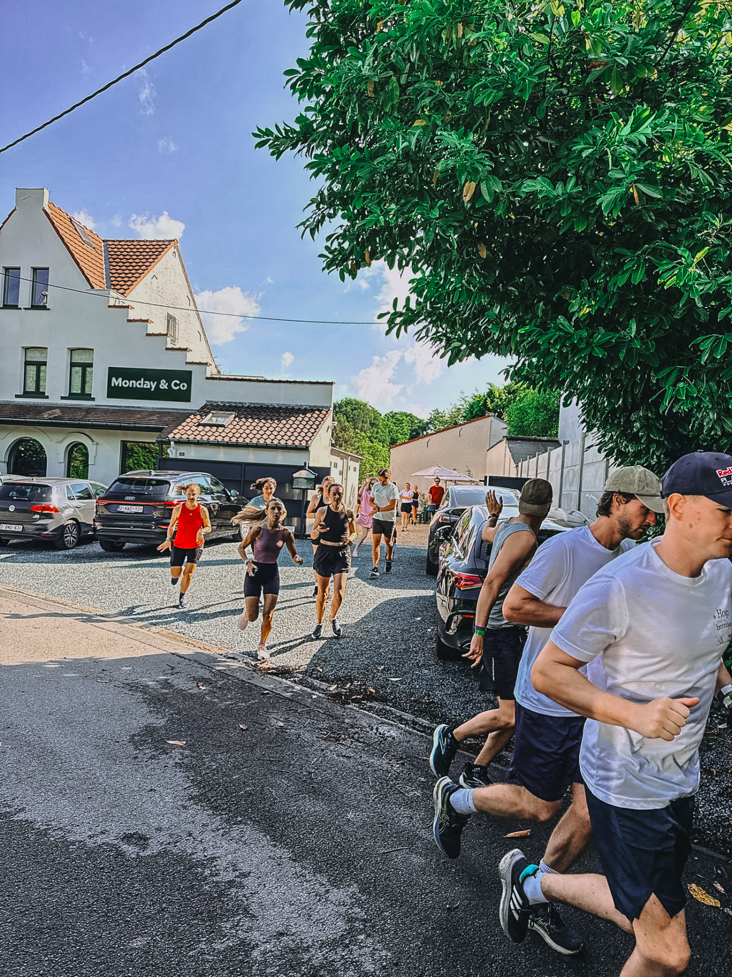 Le running club au départ de Monday & Co